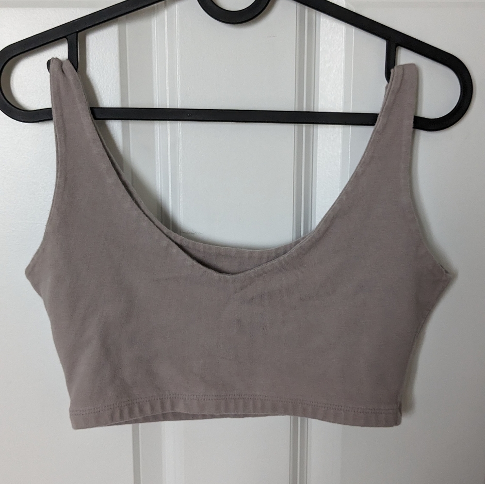 purple taupe lydia tank
